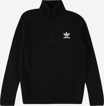 Bluză de molton 'Adicolor ' de la ADIDAS ORIGINALS pe negru: față