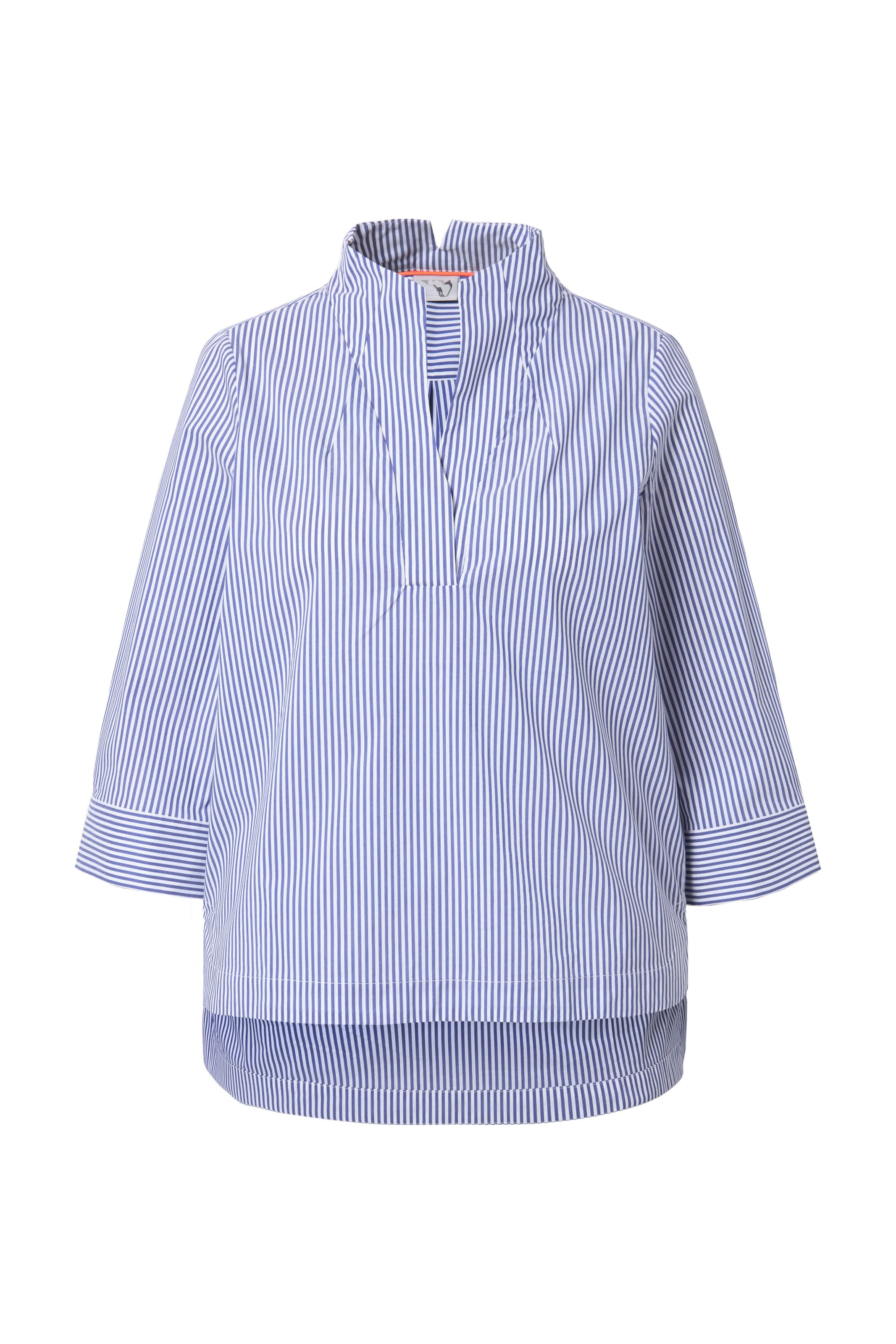 Ulla Popken Bluse in Blau: Vorderseite