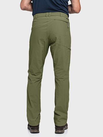 Regular Pantalon outdoor 'Koper1' Schöffel en vert