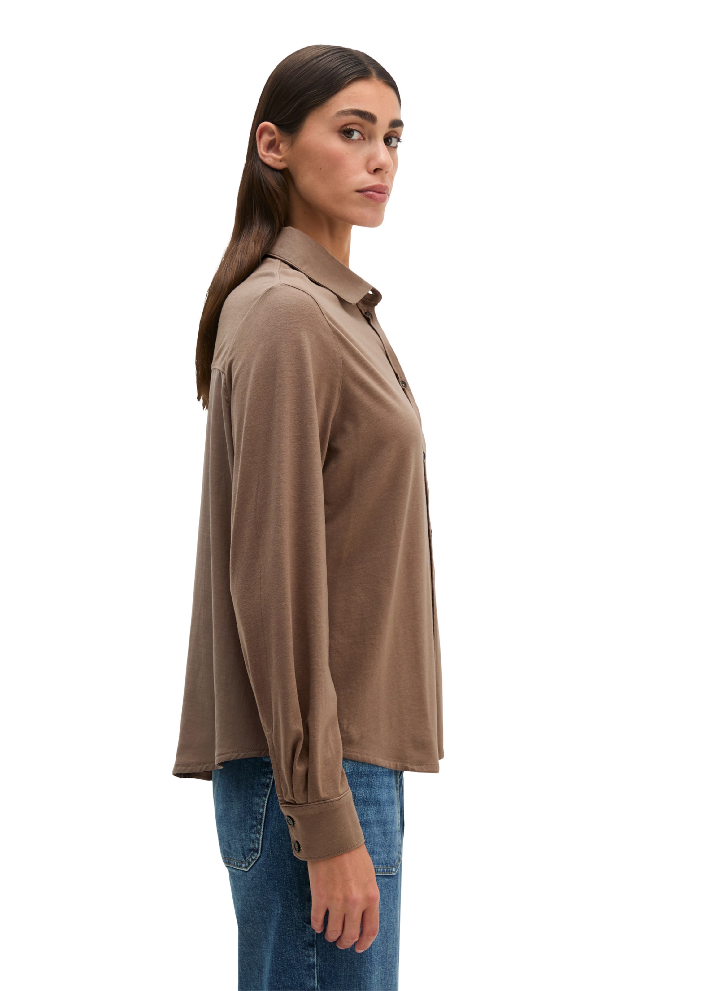 Marc O'Polo Bluse in Braun