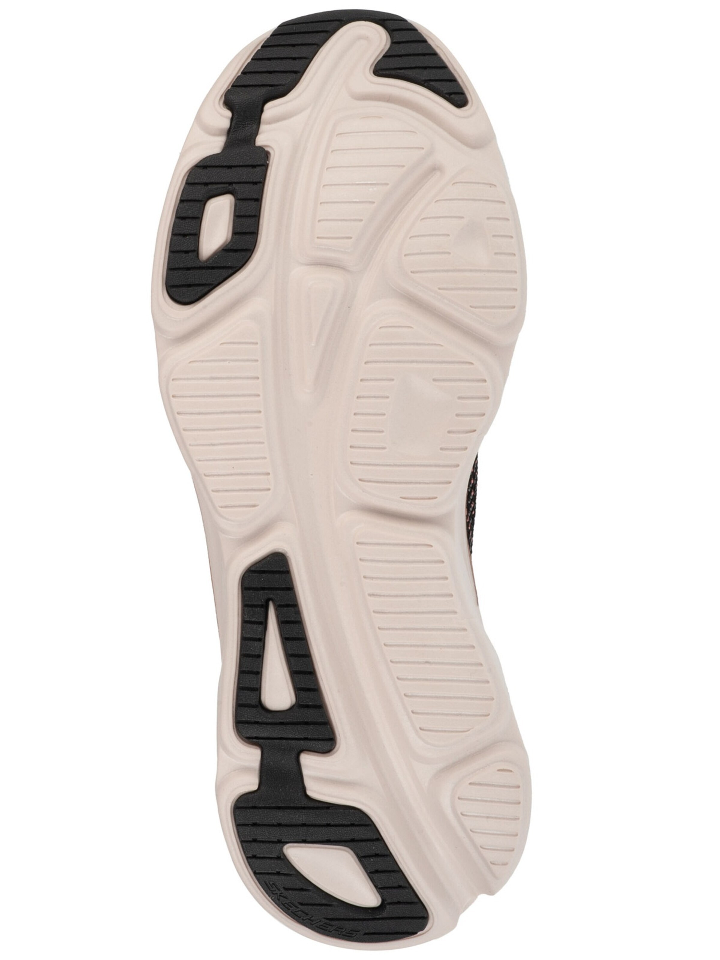 SKECHERS Sneakers laag 'Skechers Slip-Ins: D'lux Vapor - Evening Glow' in Zwart