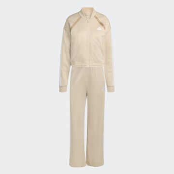 ADIDAS SPORTSWEAR Sports Suit 'Teamsport' in Beige