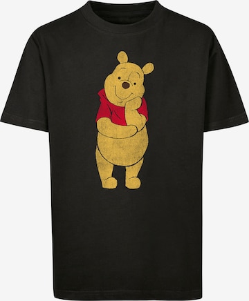 F4NT4STIC Shirt 'Disney Winnie The Pooh Classic' in Black: front