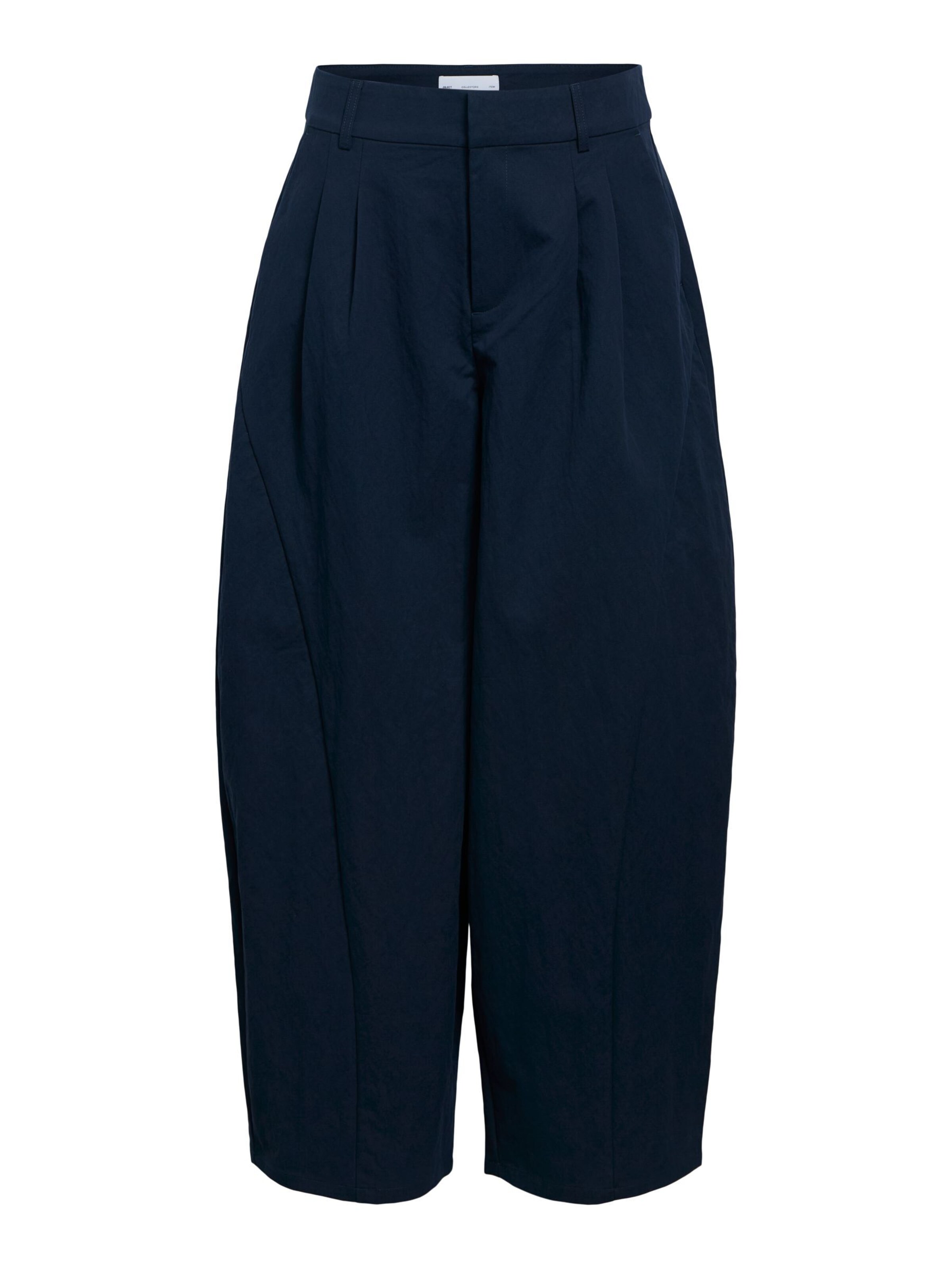 OBJECT Pleat-front trousers 'OBJTanya' in 36 in Marine blue, Item view