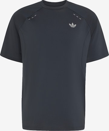 ADIDAS ORIGINALS T-Shirt 'Trefoil Essentials' in Blau: Vorderseite