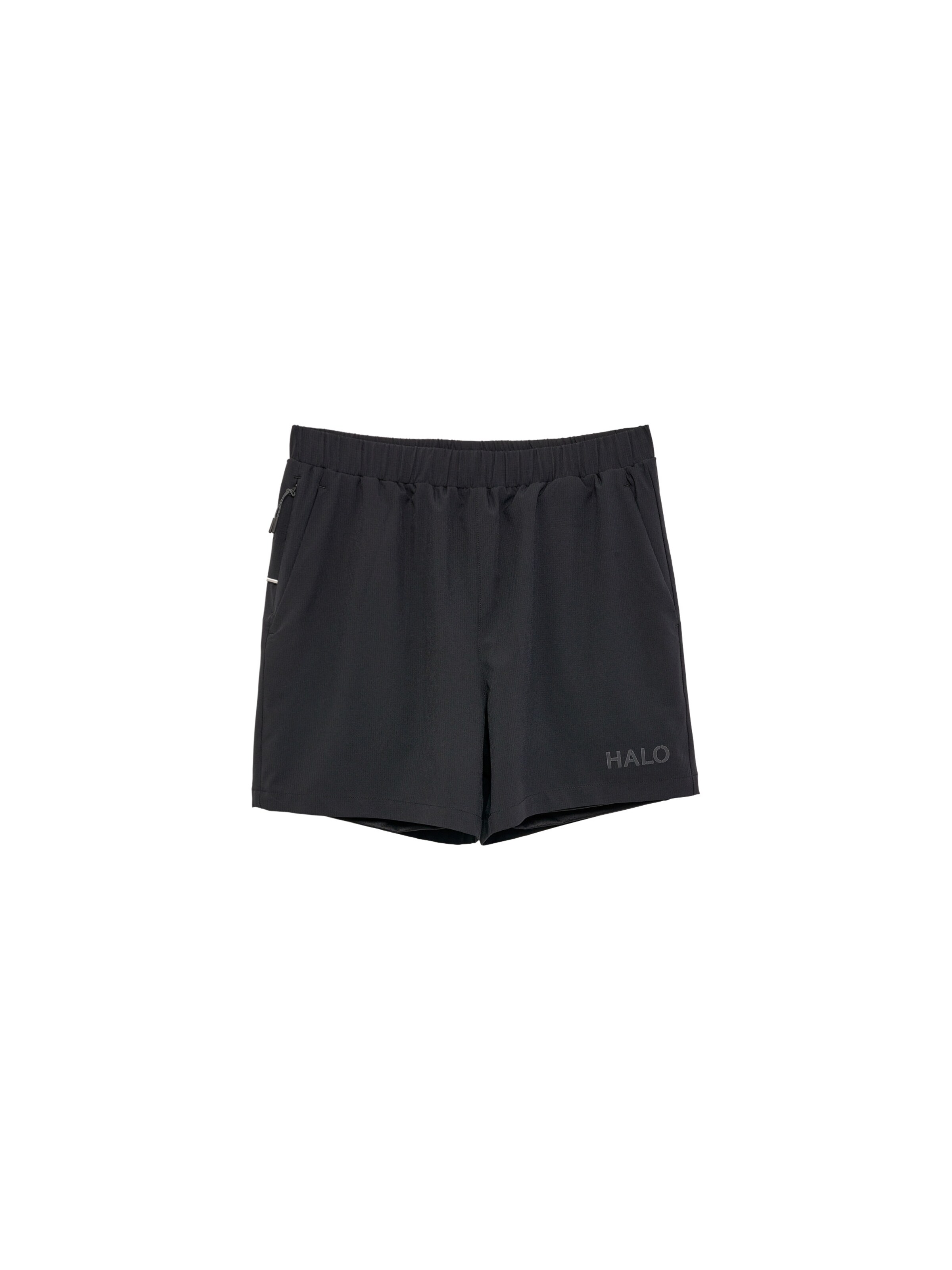 HALO Regular Sportshorts in Schwarz: Vorderseite