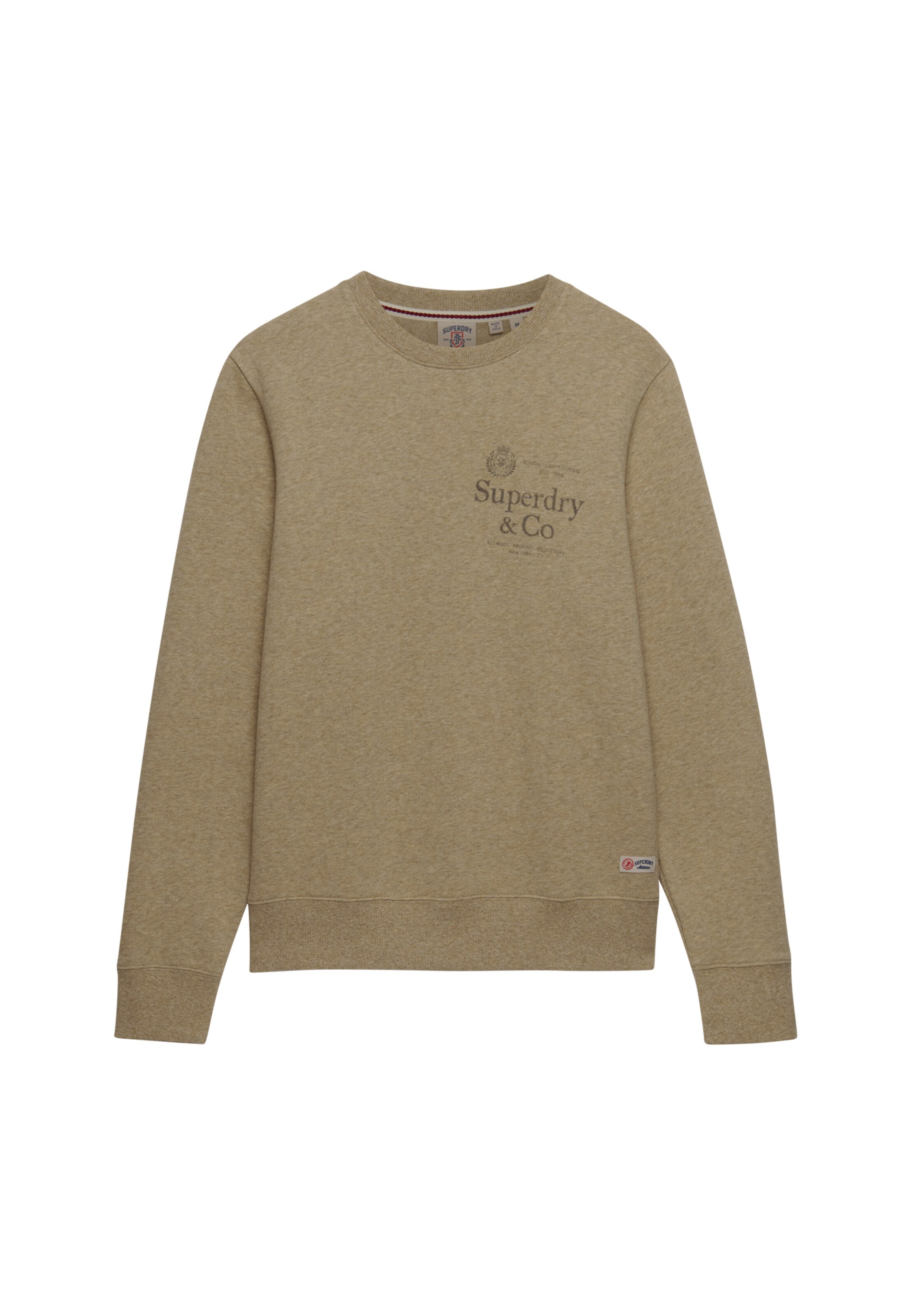 Superdry & Co Sweatshirt '1954 Company' in Beige: voorkant