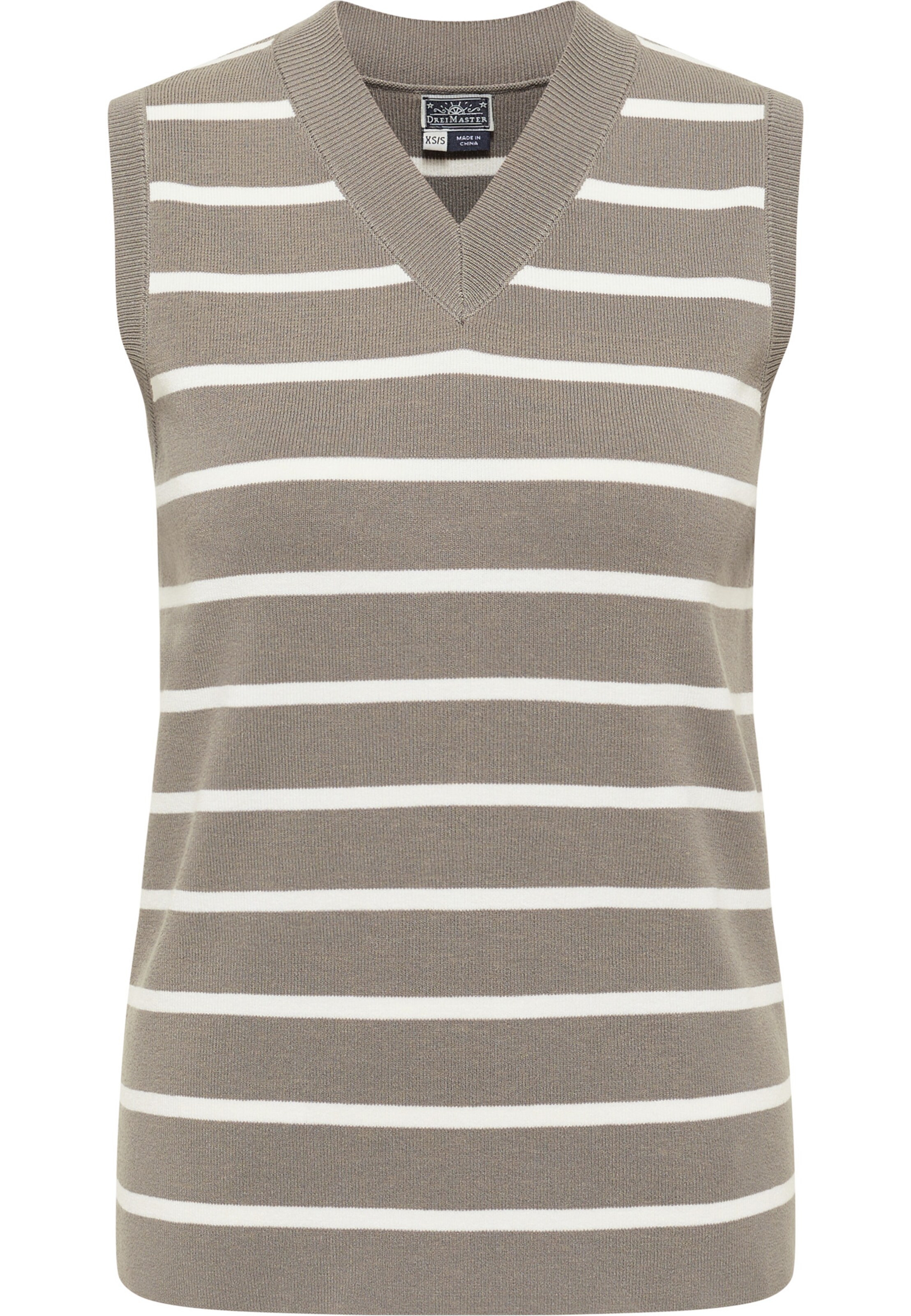 Pullover di DreiMaster Maritim in beige: frontale