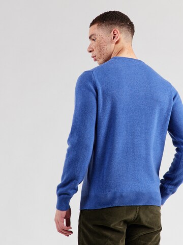 Hackett London Pullover i blå: tilbage