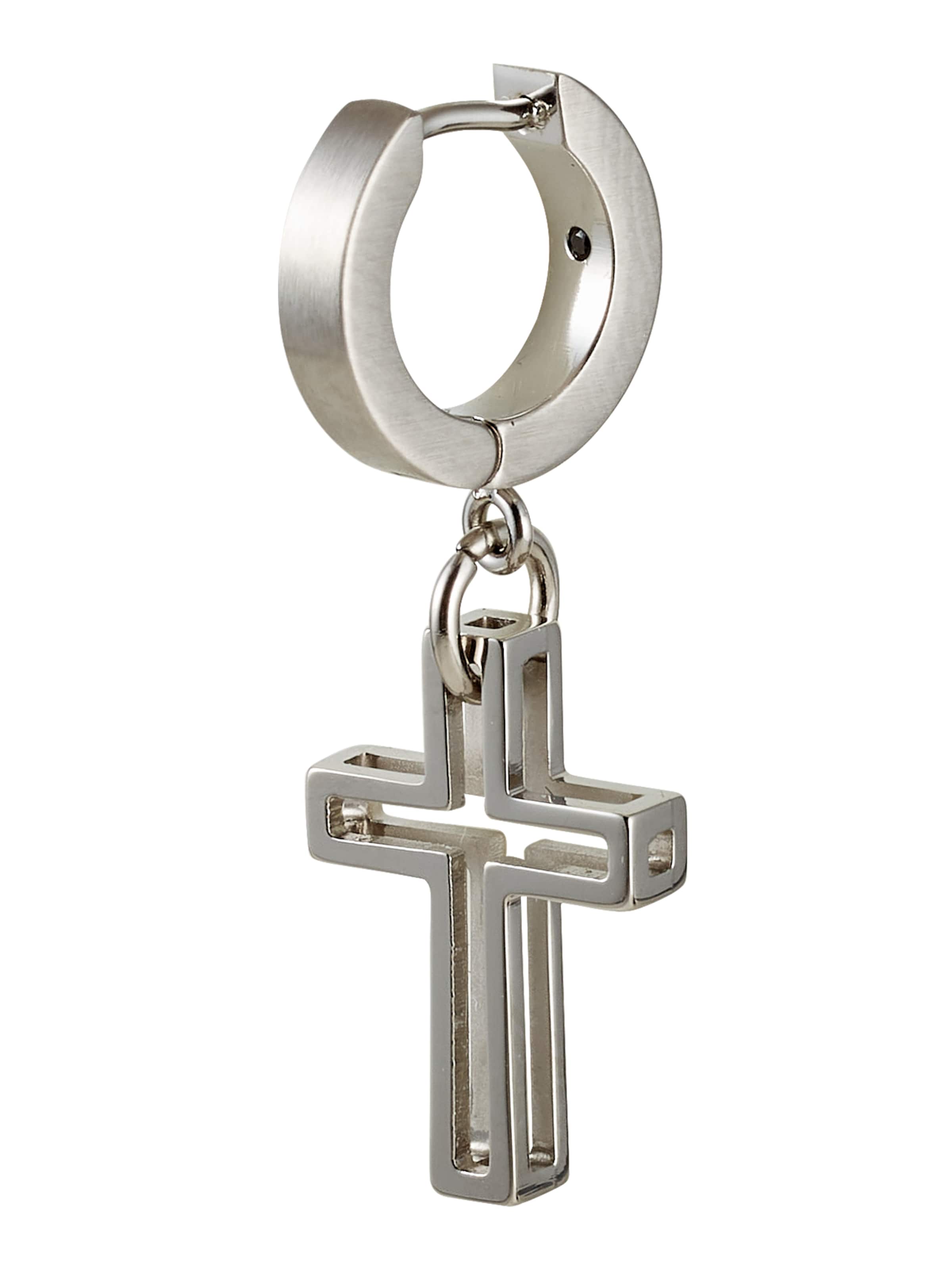 Boucles d'oreilles DIESEL en argent : devant