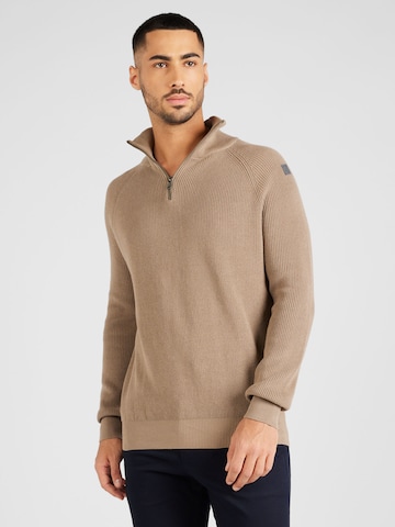 Pullover 'MST STAGE' di Key Largo in beige: frontale