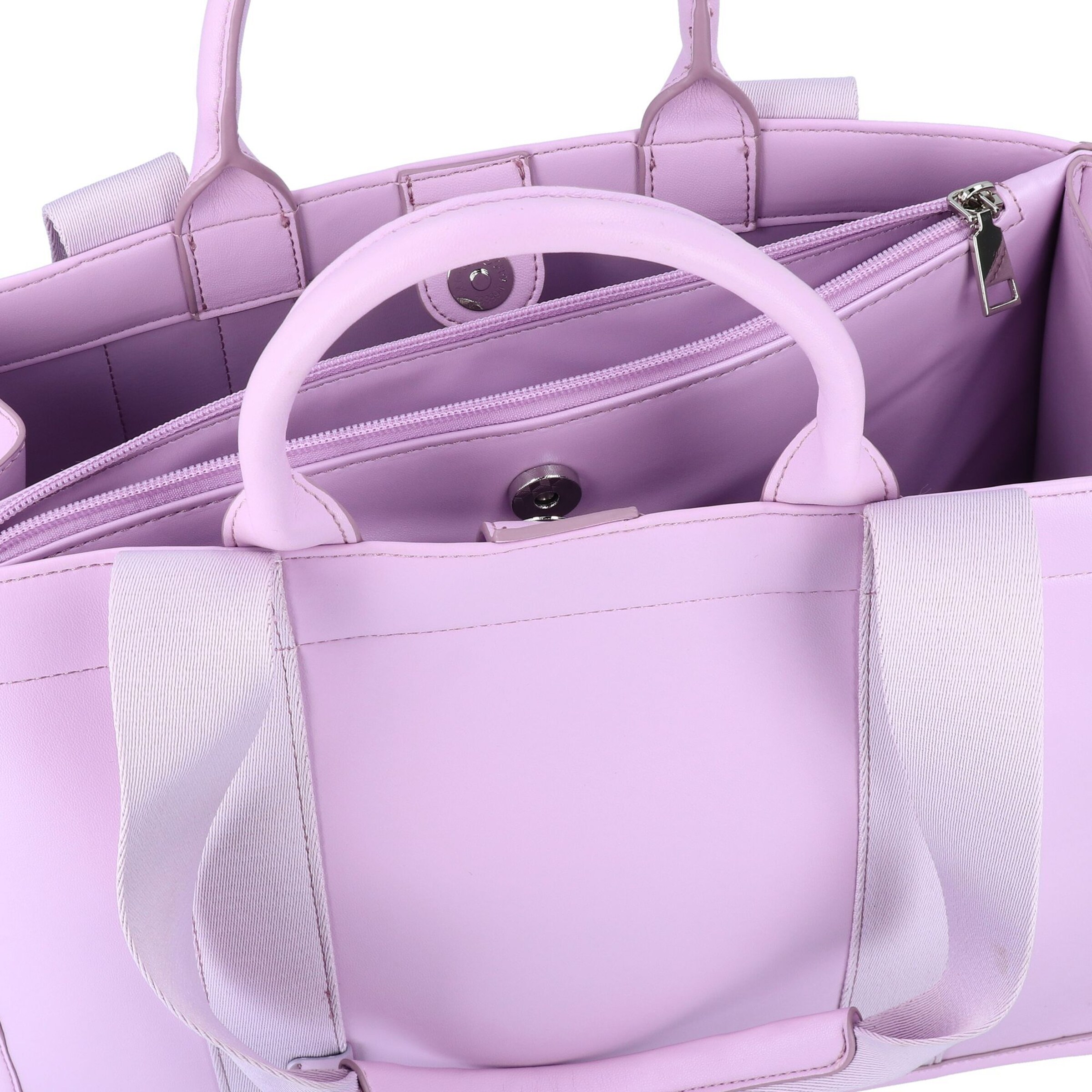 Seidenfelt Handtas 'Maleras' in Lila