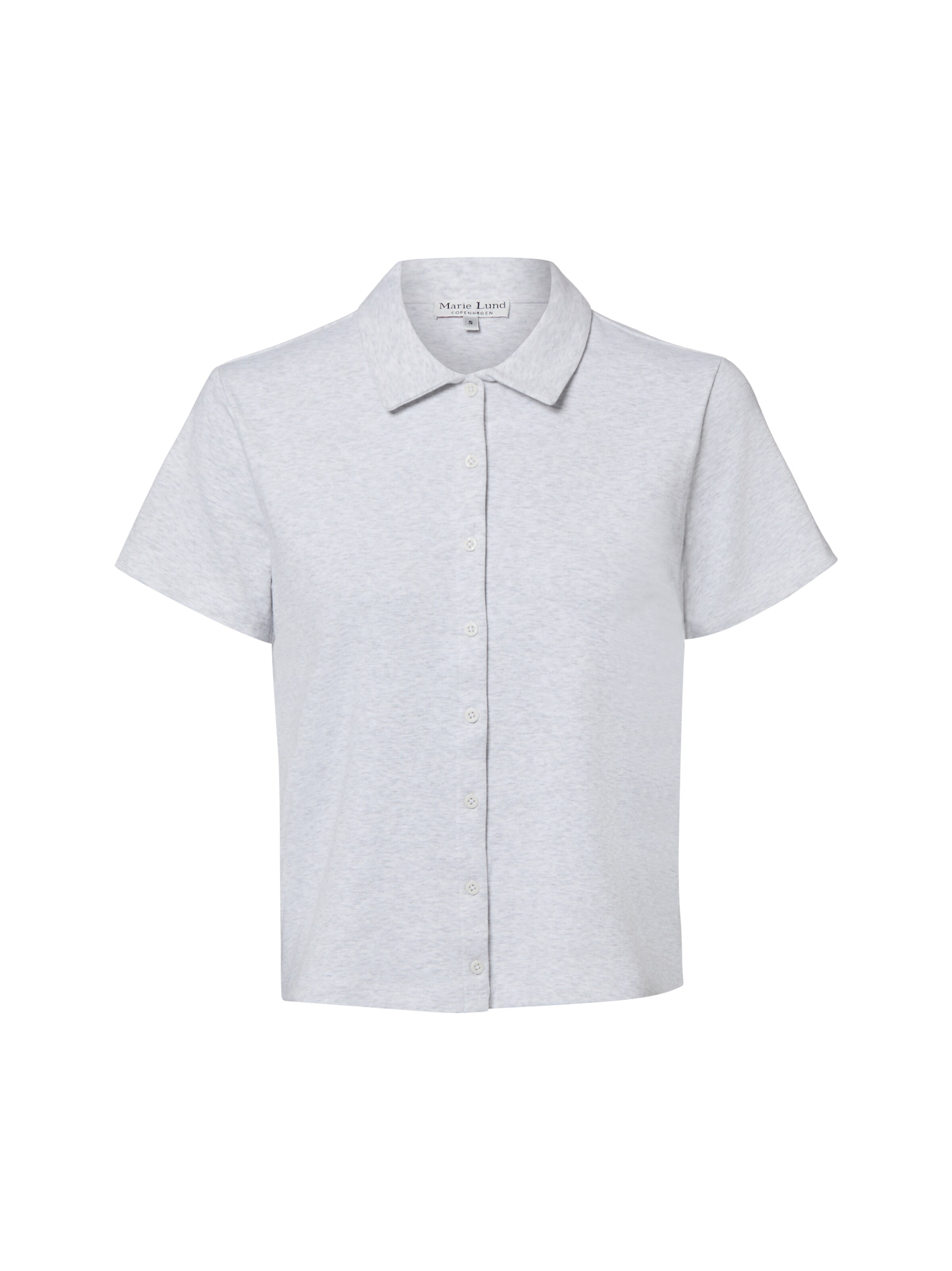 Marie Lund Bluse in Grau: Vorderseite