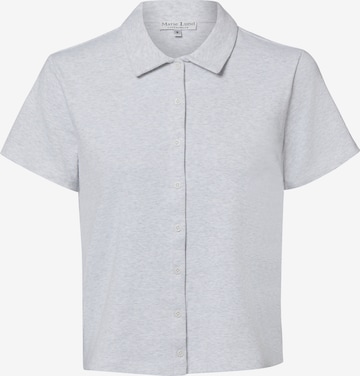 Marie Lund Bluse in Grau: Vorderseite
