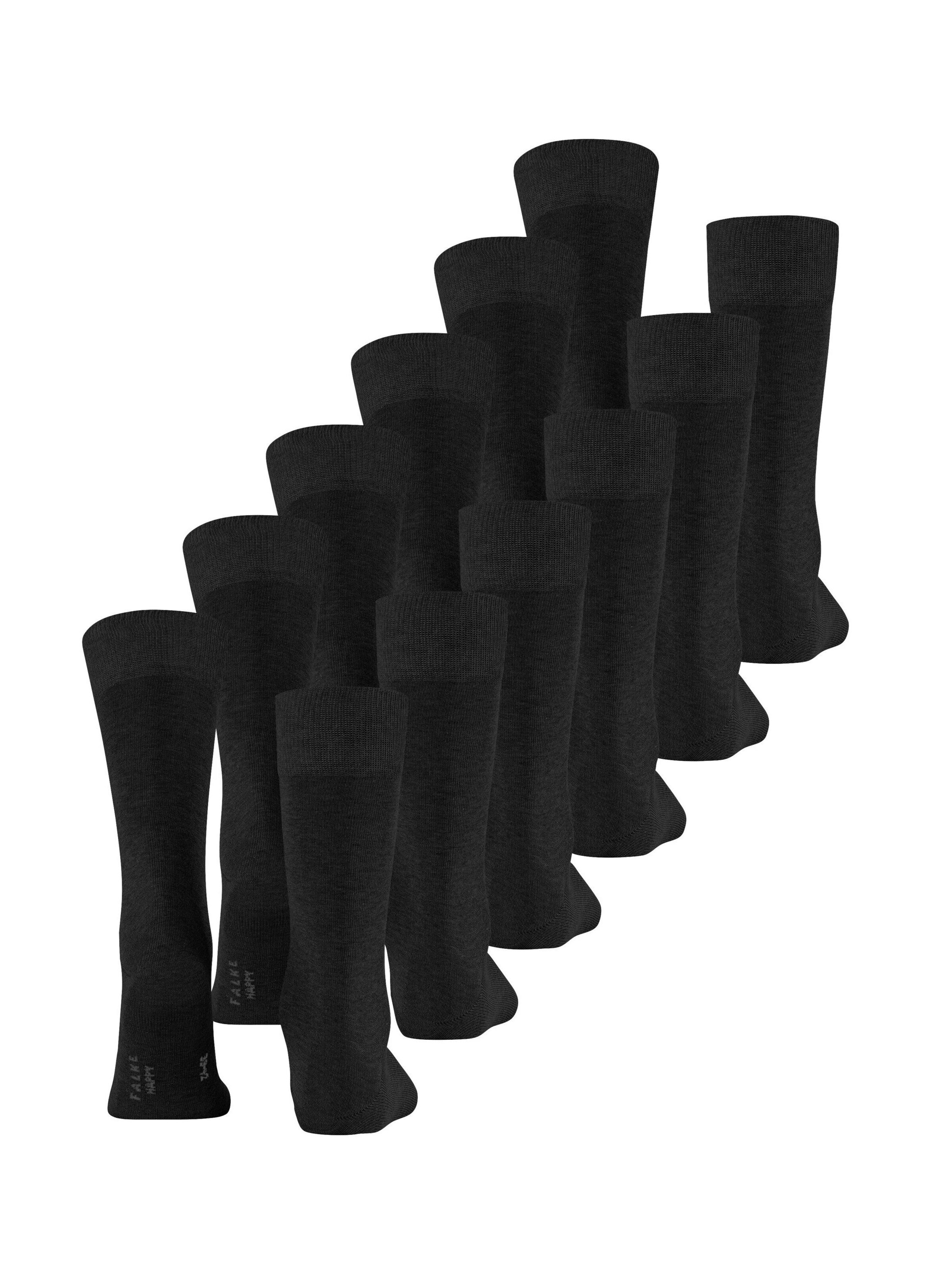 FALKE Socks 'Happy 6-Pack' in Grey
