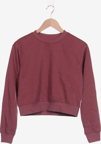 H&M Sweatshirt & Zip-Up Hoodie in S in Pink: front