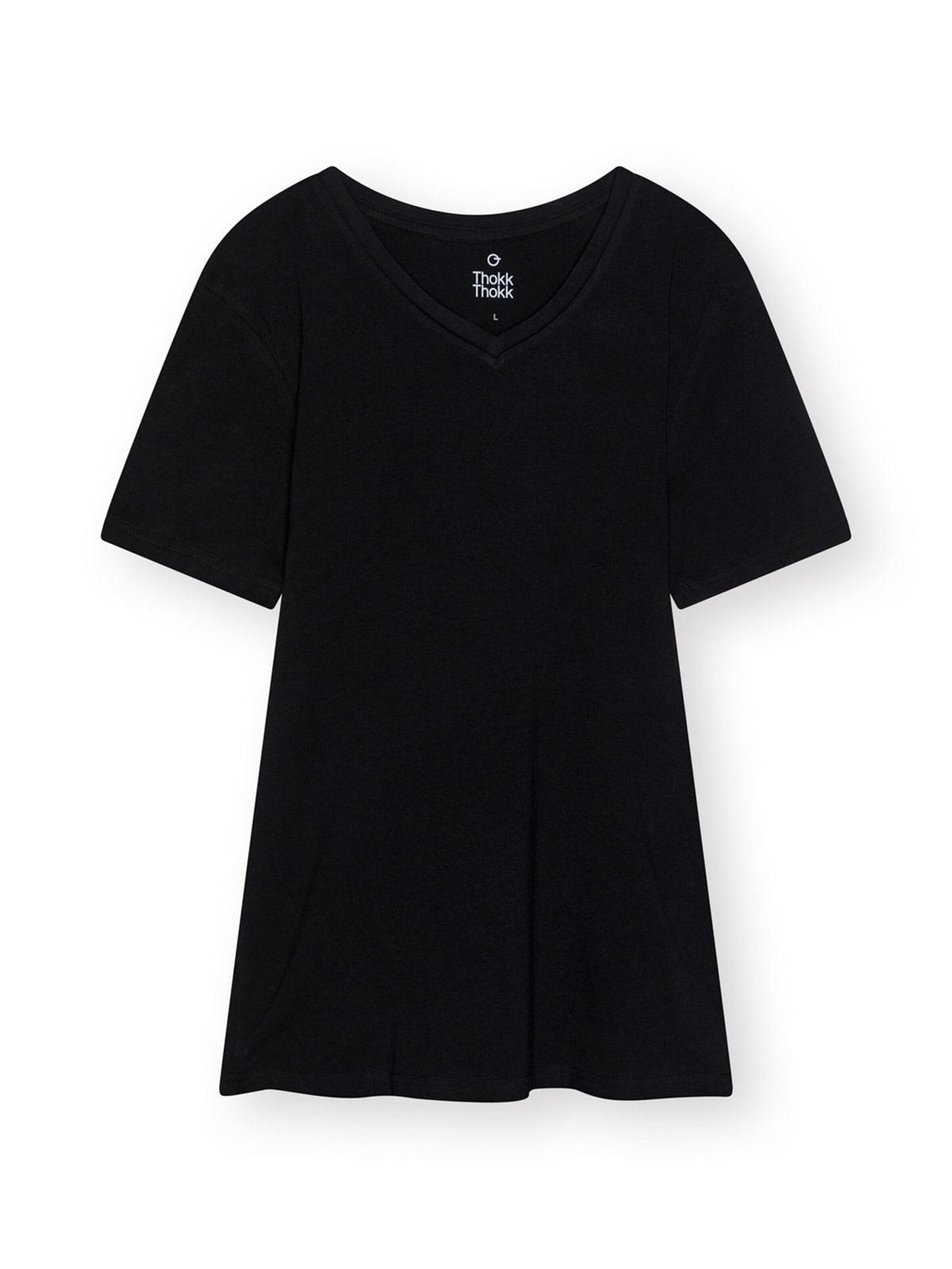 ThokkThokk Shirt in Black: front