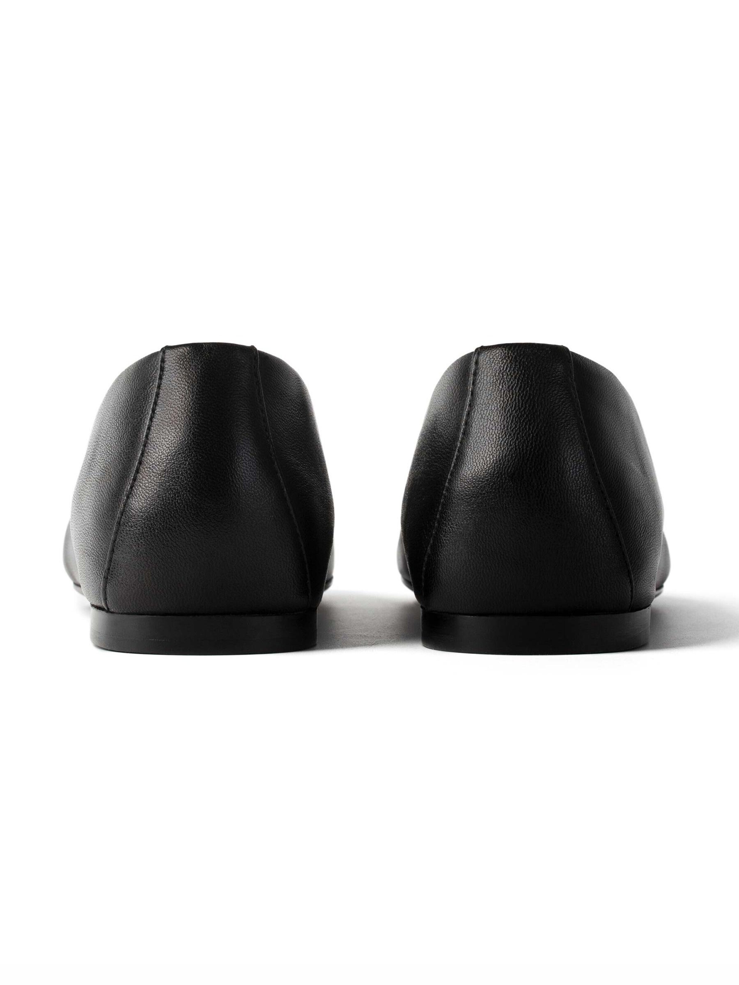 L37 HANDMADE SHOESSlip On cipele 'MOON PARADE' - crna boja