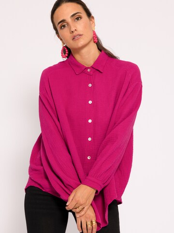 SASSYCLASSY Blus i rosa: framsida