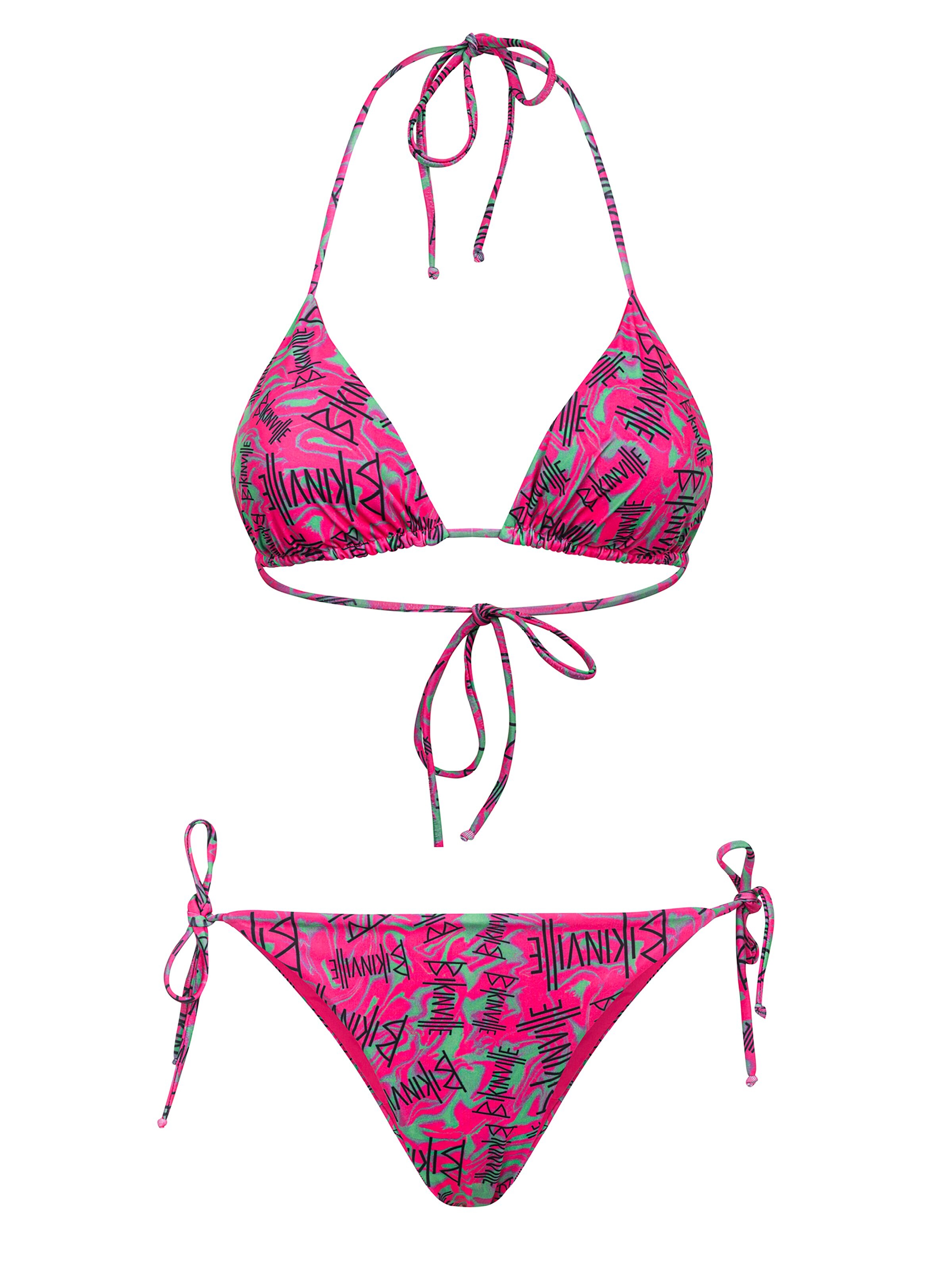 Bikinville Triangle Bikini 'Marzia' in Pink: front