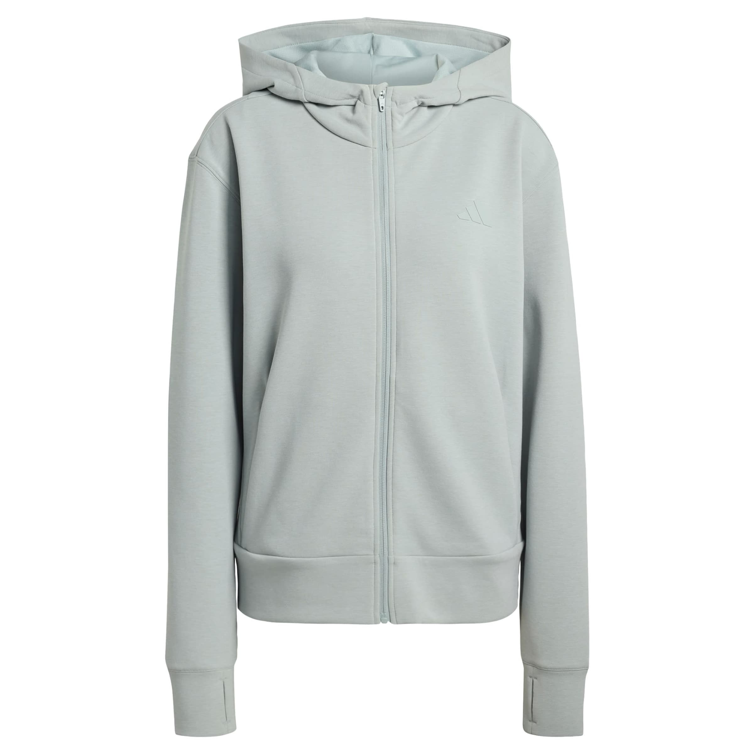 ADIDAS PERFORMANCE Sports sweat jacket in Green: front