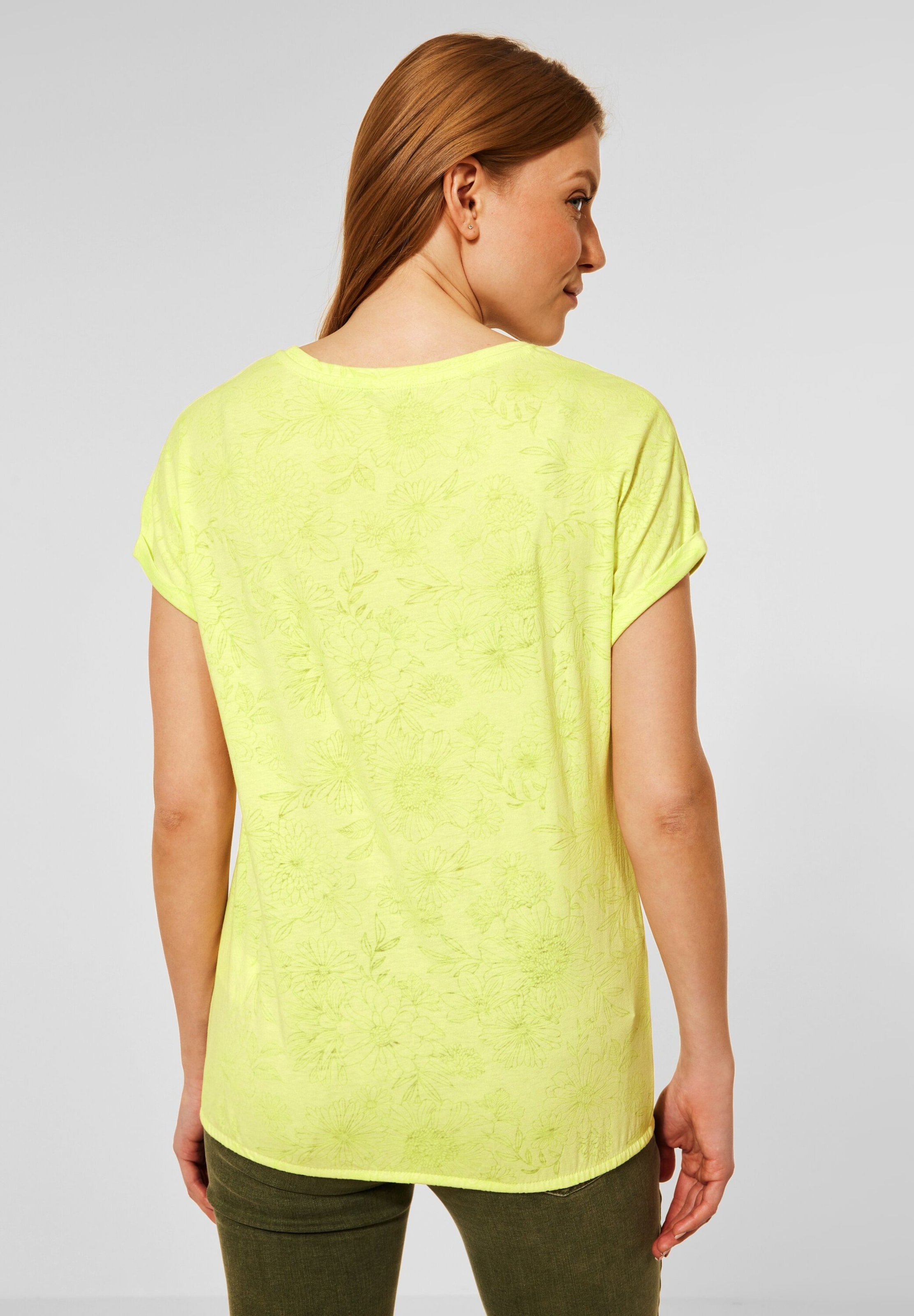 Frauen Shirts & Tops CECIL T-Shirt in Gelb - QJ58167 Frauen Shirts & Tops CECIL T-Shirt in Gelb - QJ58167