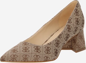 GUESS Pumps 'ZANLY3' in Beige: voorkant