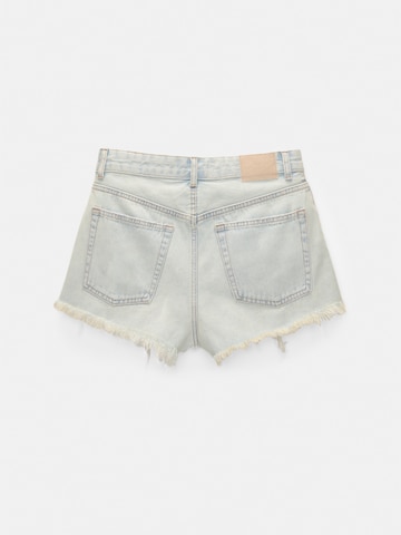 Regular Jeans de la Pull&Bear pe albastru