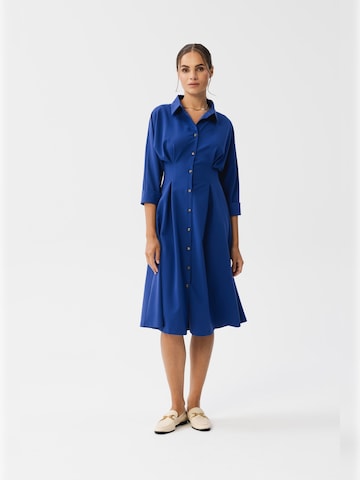 Stylove - Vestido camisero en azul
