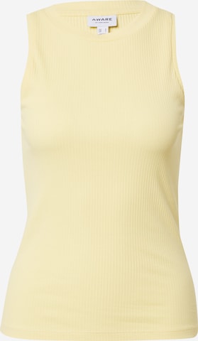 VERO MODA - Top 'LAVENDER' em amarelo: frente