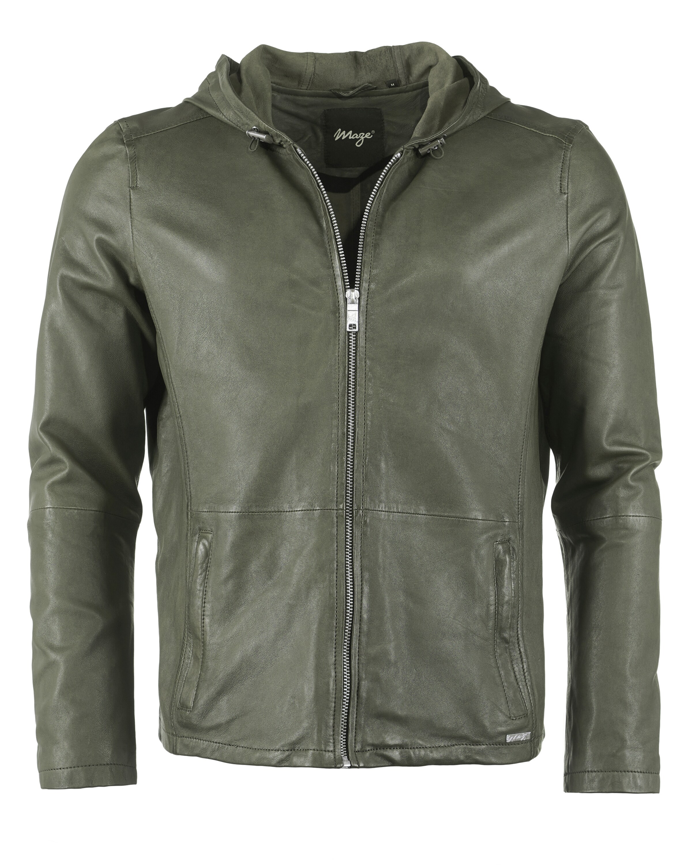 Maze Between-season jacket in Green: front