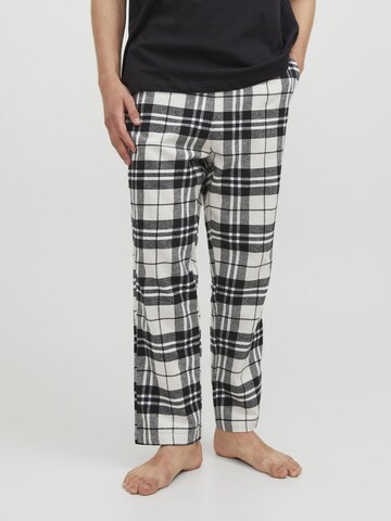 JACK & JONES Regular Pajama Pants in Beige: front