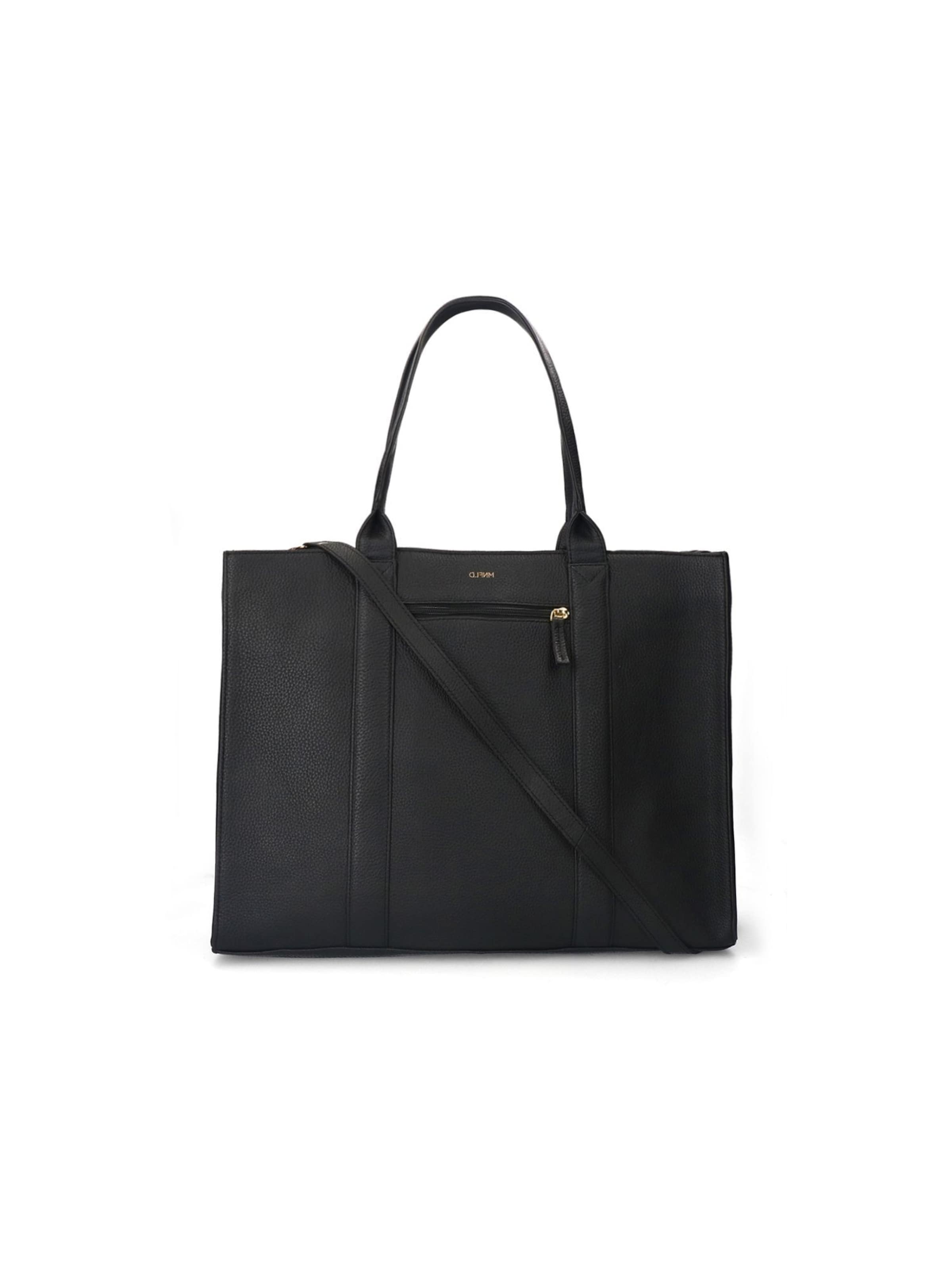 MANFIELD Shopper in Black: front