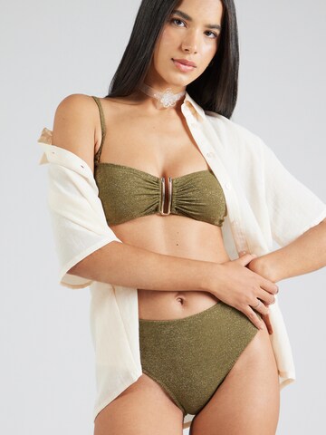 Trendyol Bandeau Bikini in Green