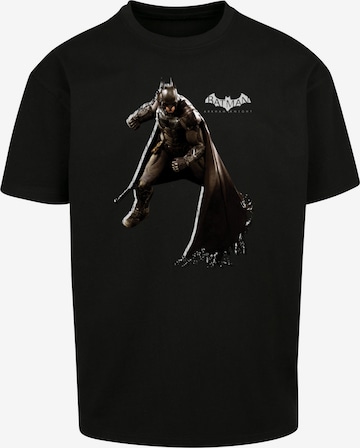 F4NT4STIC Shirt 'DC Comics Batman Arkham Shadow Stance' in Black: front