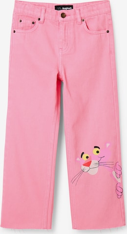 Jeans 'PINK PANTHER' de la Desigual pe roz: față