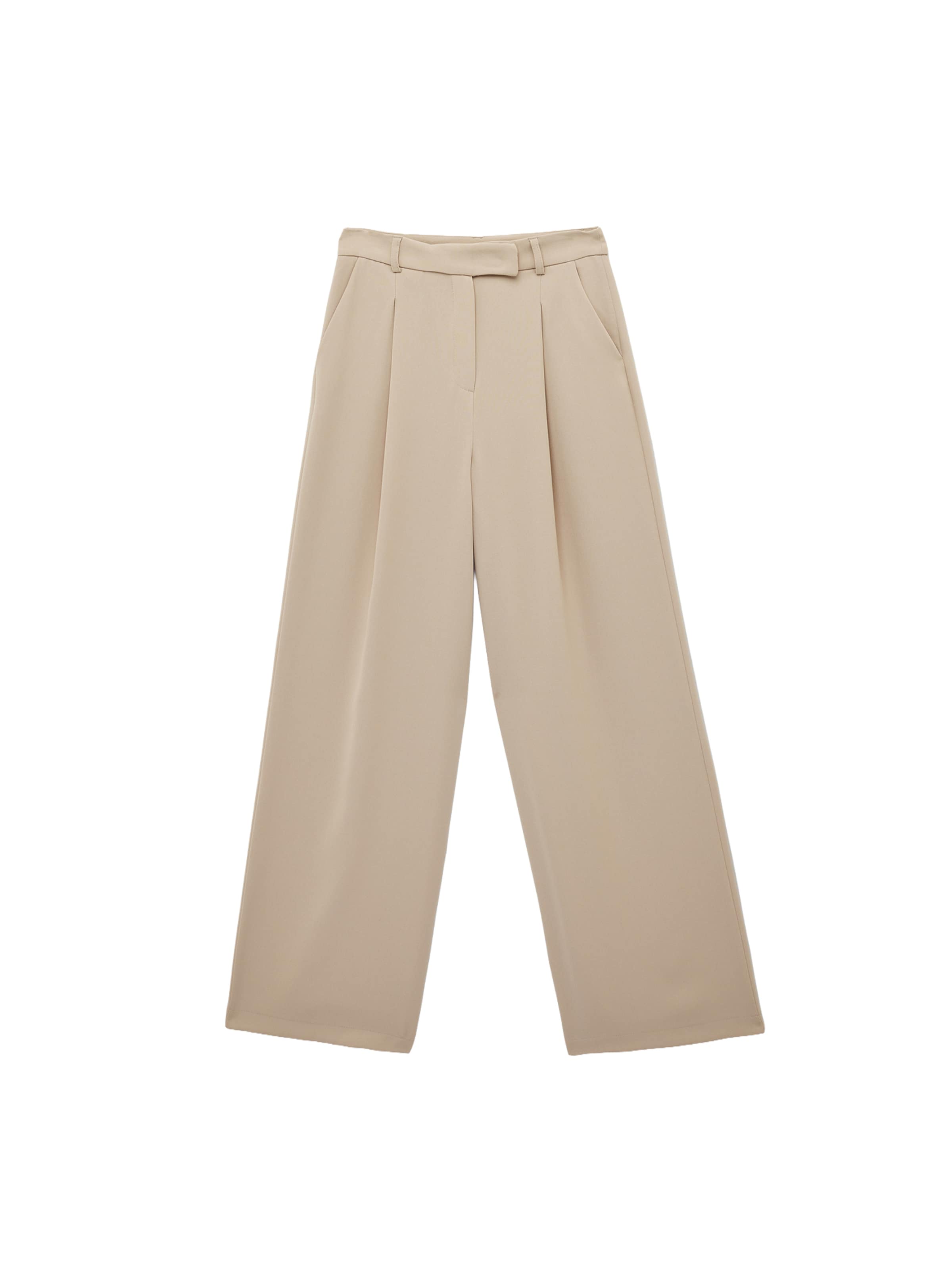 Koton Pleat-front trousers in 32/Regular in Cappuccino, Item view