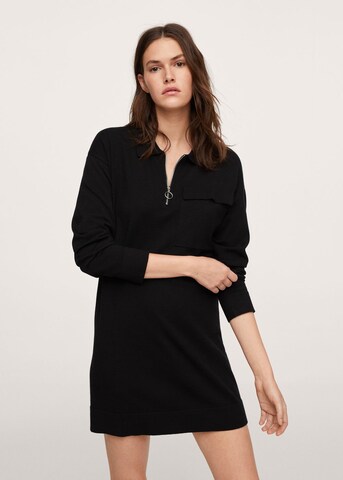 MANGO Kleid 'Franklin' in Schwarz: predná strana