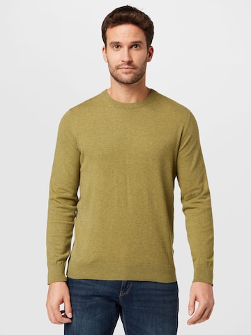 BURTON MENSWEAR LONDON Sweter w kolorze zielony: przód