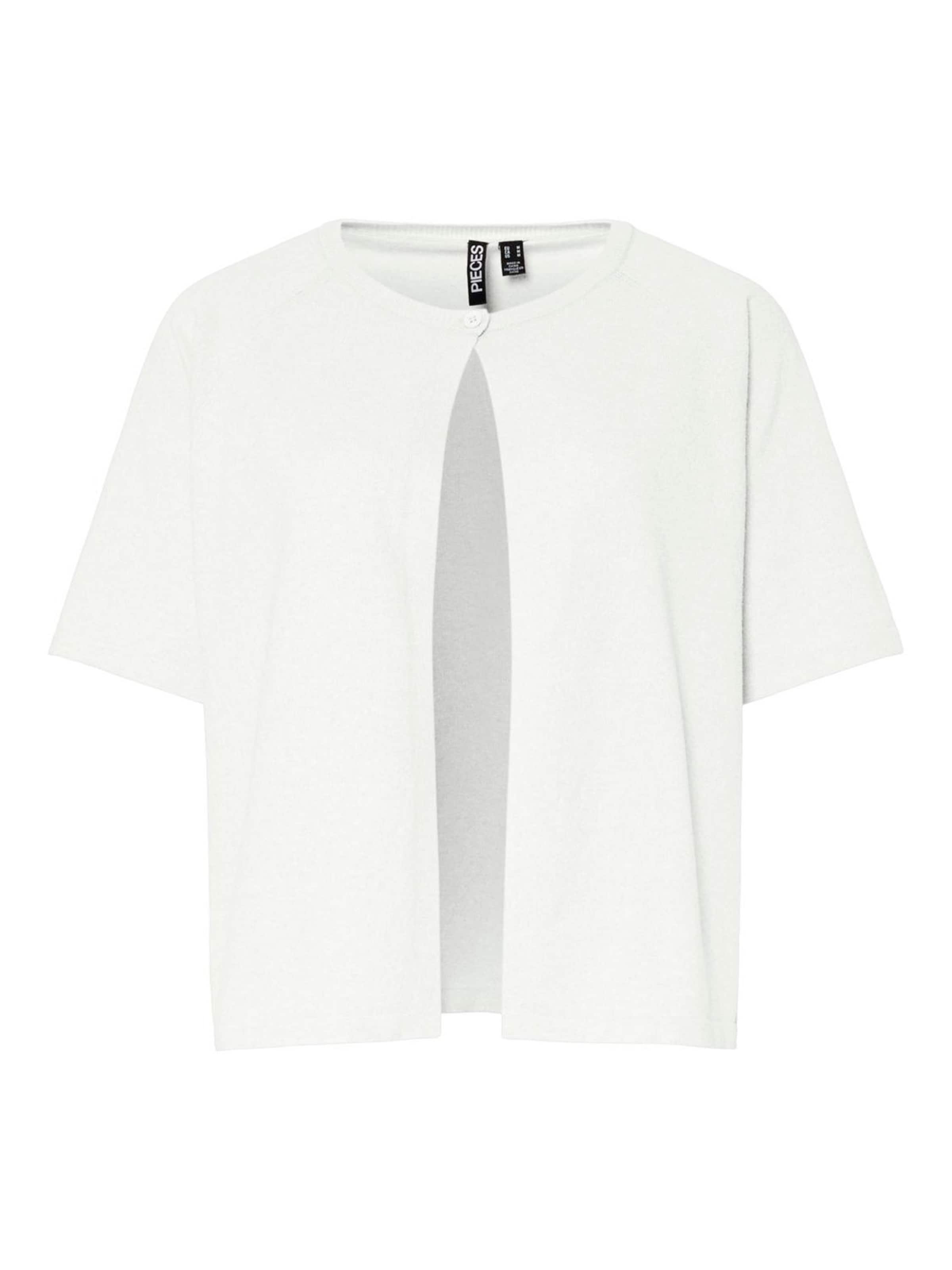 Giacchetta 'PCBree' di PIECES in bianco: frontale