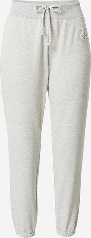 GAP Tapered Broek in Grijs: voorkant