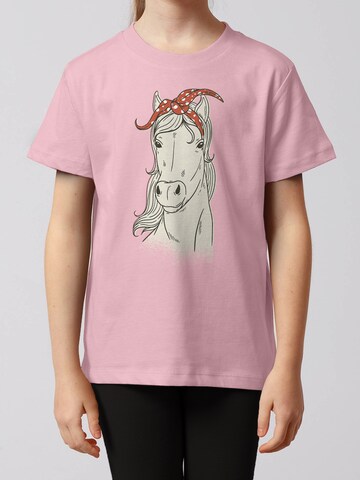 watabout.kids Shirt 'Pferd' in Roze