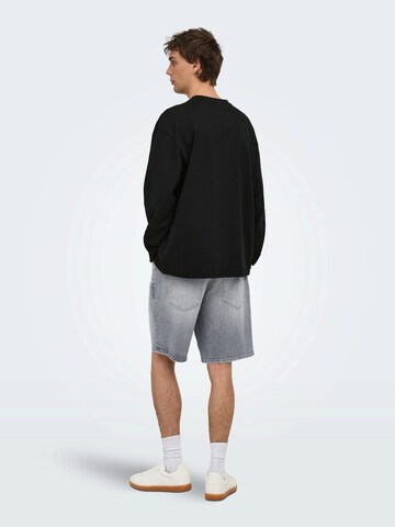 Only & Sons Shirt 'ONSCaspian' in Schwarz
