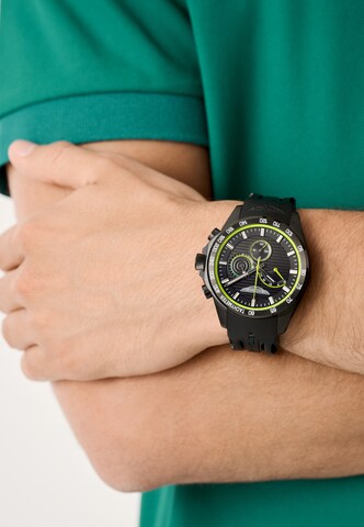Aston Martin Analog Watch 'HLC' in Black: front