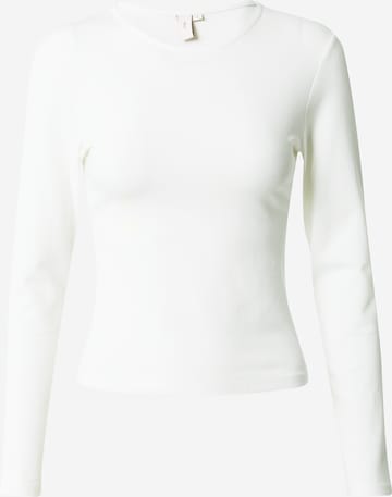 NLY by Nelly - Camiseta 'Keep It Simple' en blanco: frente