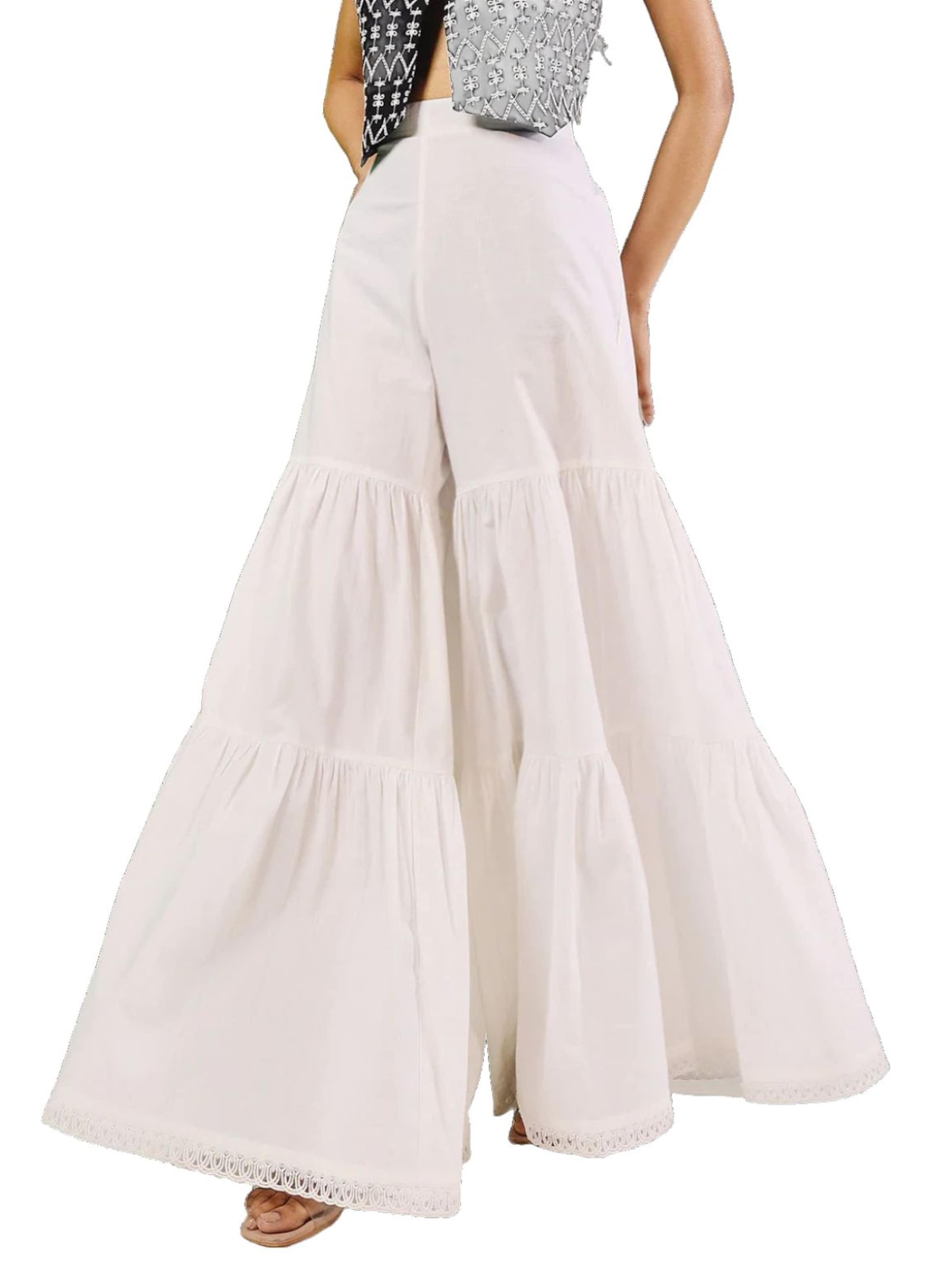 PfauGermany Flared Pants 'FIORRA' in White