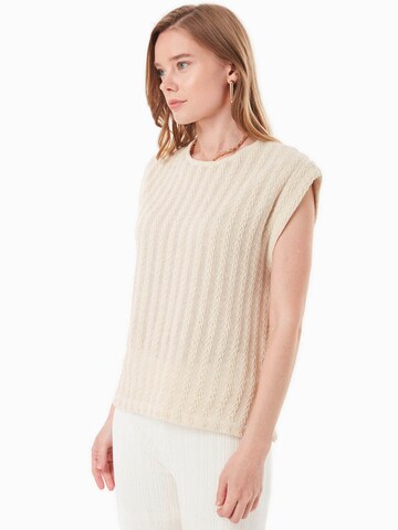 Organication Top in Beige