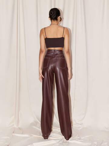 LeGer by Lena Gercke Wide leg Broek 'Margitta' in Bruin