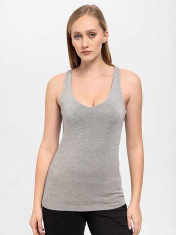 Anou Anou Top in Grey: front