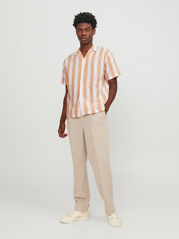 JACK & JONES Comfort fit Overhemd 'Summer' in Oranje